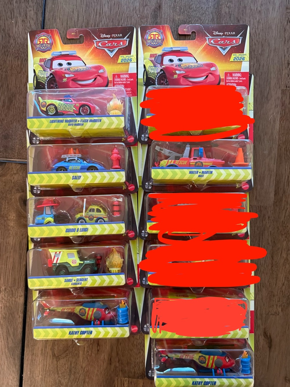 Disney Cars Race and Rescue Lot